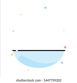 Idea, insight, key, lamp, lightbulb Flat Color Icon Vector