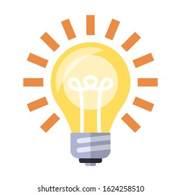 Idea isolated flat vector icon