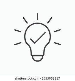 Idea isolated icon. vector illustration.