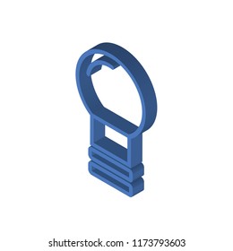 Idea isometric left top view 3D icon