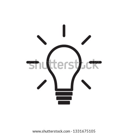 idea, lamp, light, bulb icon vector