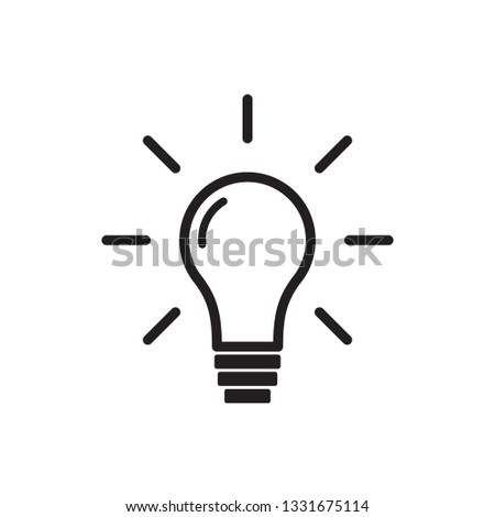 idea, lamp, light, bulb icon vector