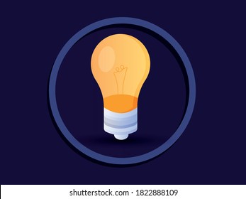 idea  lamp, light bulb, infographic marketing element