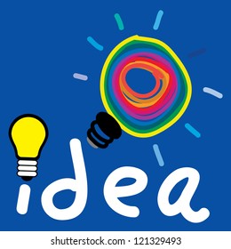 idea light bulb