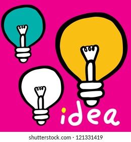 idea light bulb