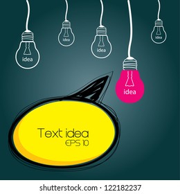 idea light bulb