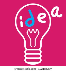 idea light bulb