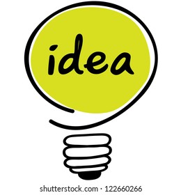 idea light bulb