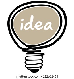 idea light bulb