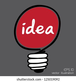 idea light bulb