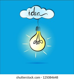 idea light bulb