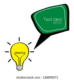 idea light bulb