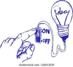 idea light bulb 