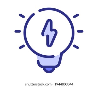 Einzel-Icon mit gestricheltem Linienstil und violetter Farbe
