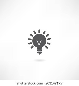 idea light bulb icon