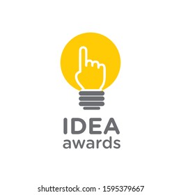 Idea Light Bulb logo icon designs template elements