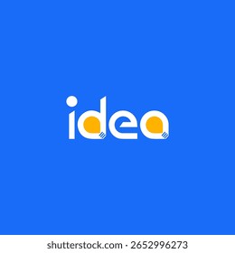 Idee Glühbirne Logo - Kreatives Innovationskonzept