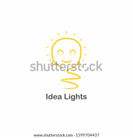Idea Lights logo simile and simple