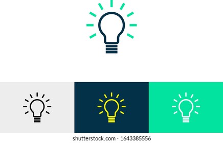 idea line art icon vector 