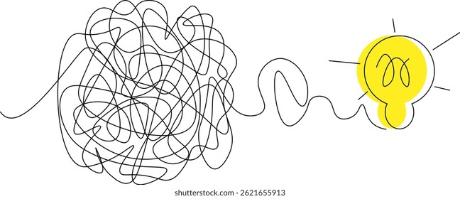 Idea Line art illustration Concept