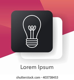idea line icon