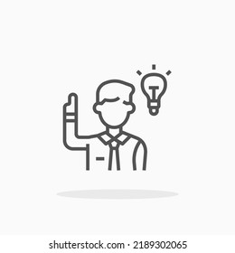 Idea line icon. Editable stroke and pixel perfect. Can be used for digital product, presentation, print design and more.