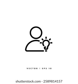 Idea Line Icon. Editable Stroke