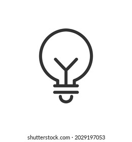 Idea line icon, sign or symbol. Premium pictogram in trendy outline style. Idea pixel perfect vector icon isolated on a white background. 