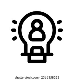 idea line icon. vector icon for your website, mobile, presentation, and logo design.