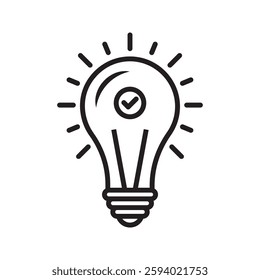 idea line icon. vector icon for your website, mobile, presentation, and logo design.