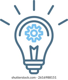 Idea Line Two Colour Icon