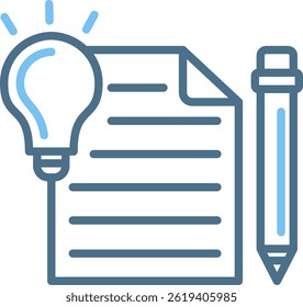 Idea Line Two Colour Icon