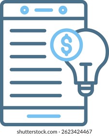 Idea Line Two Colour Icon