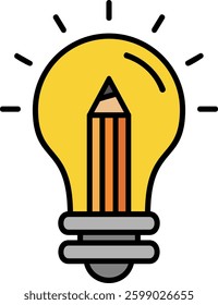 Idea Line vector Icon Design