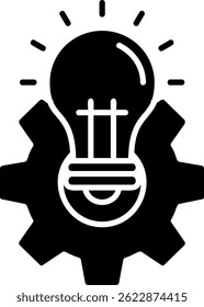 Design de ícone de vetor de Linha de Ideia