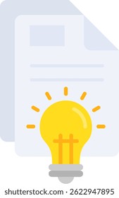 Design de ícone de vetor de Linha de Ideia