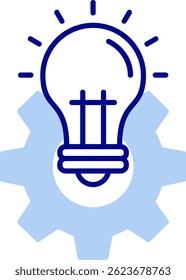 Design de ícone de vetor de Linha de Ideia
