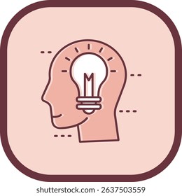 Idea Line vector Icon Design