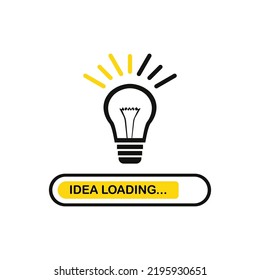 Idea is loaded, business strategy. Vector illustration