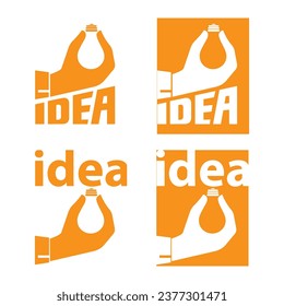 Idea Logo Concept, icon, Vector illustration.eps