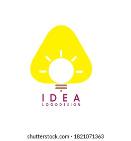idea logo for lamp icon 