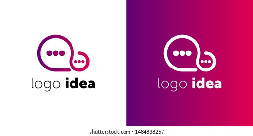 Idea Logo Template Design Vector. idea logotype line vector.