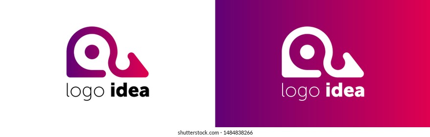 Idea Logo Template Design Vector. idea logotype line vector.