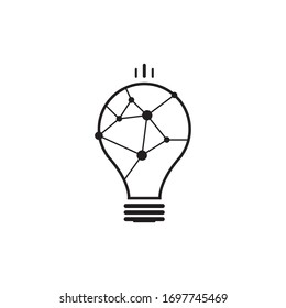 Idea logo template vector icon design
