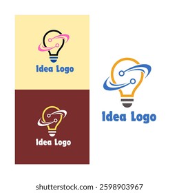 The "Idea" logo will feature a modern and creative design, symbolizing innovation, imagination, and originality. 