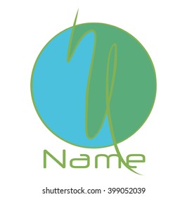 Idea logotype. logo design template with circle.