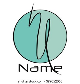 Idea logotype. logo design template with circle.