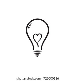 idea love vector illustration