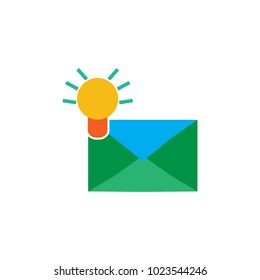 Idea Mail Logo Icon Design