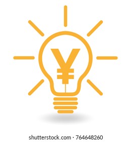 Idea to make money Yen vector